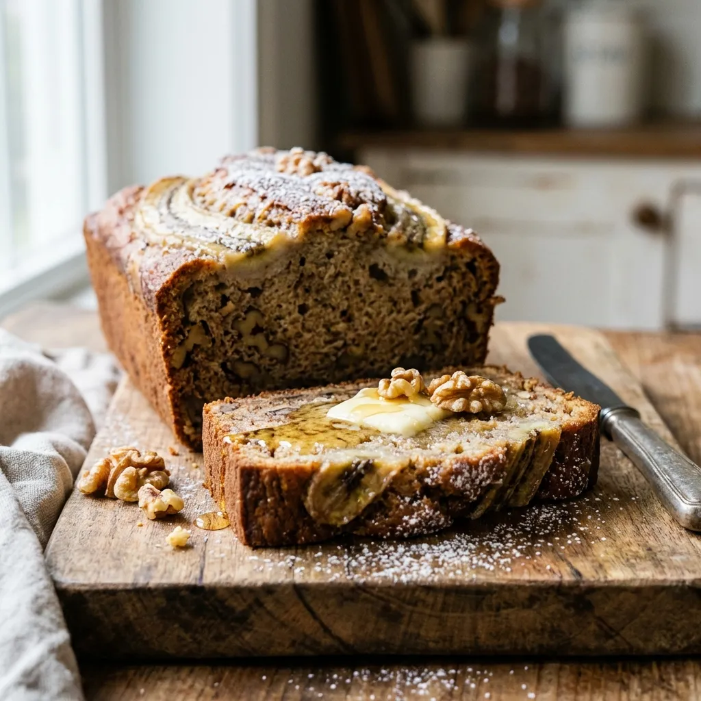 Banana Bread with Walnuts