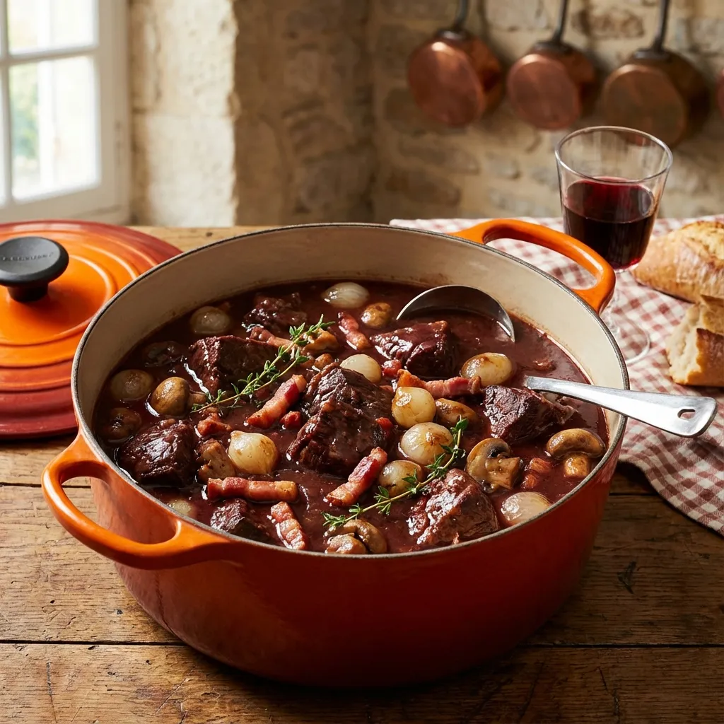 Beef Bourguignon (French Beef Stew)