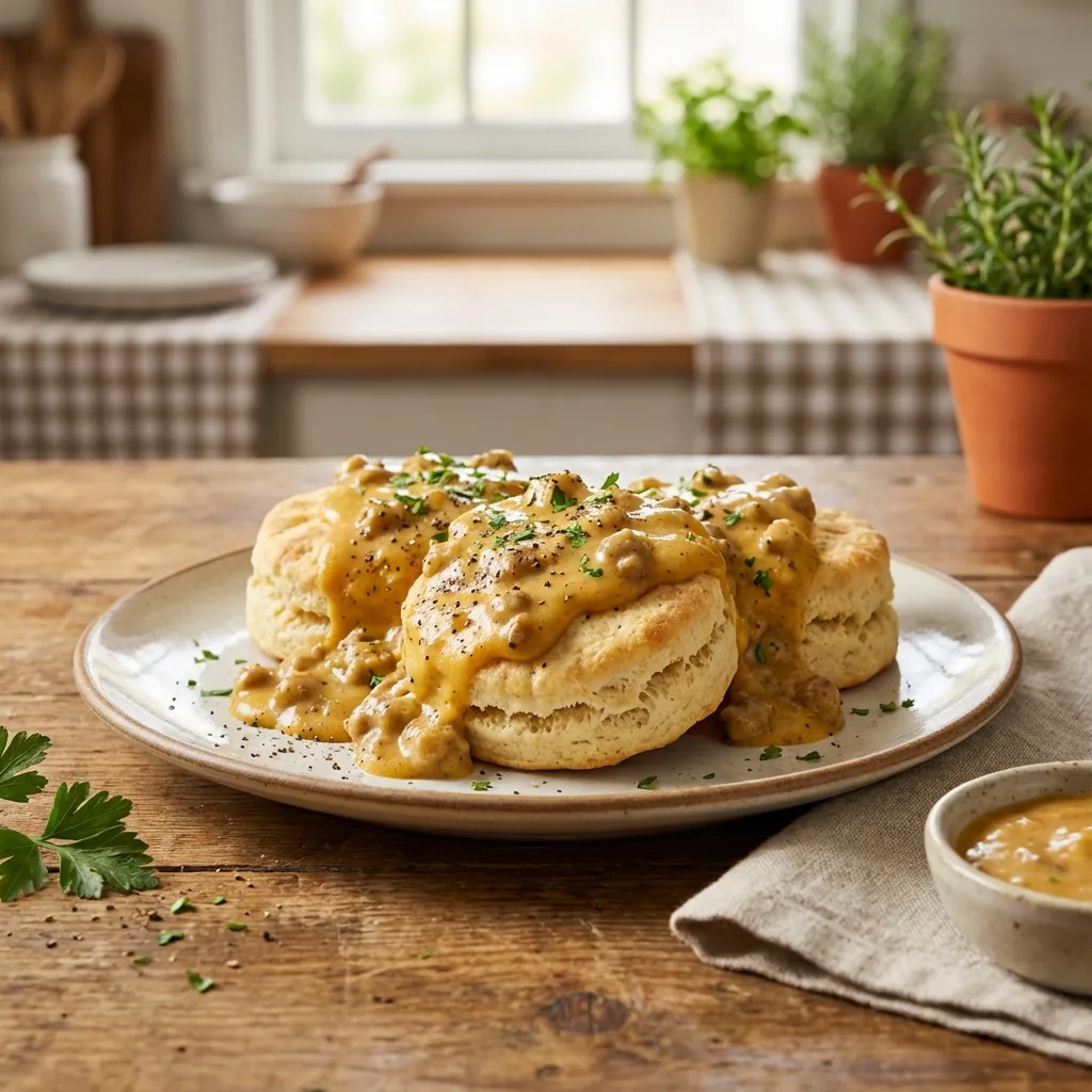 Biscuits and Sausage Gravy