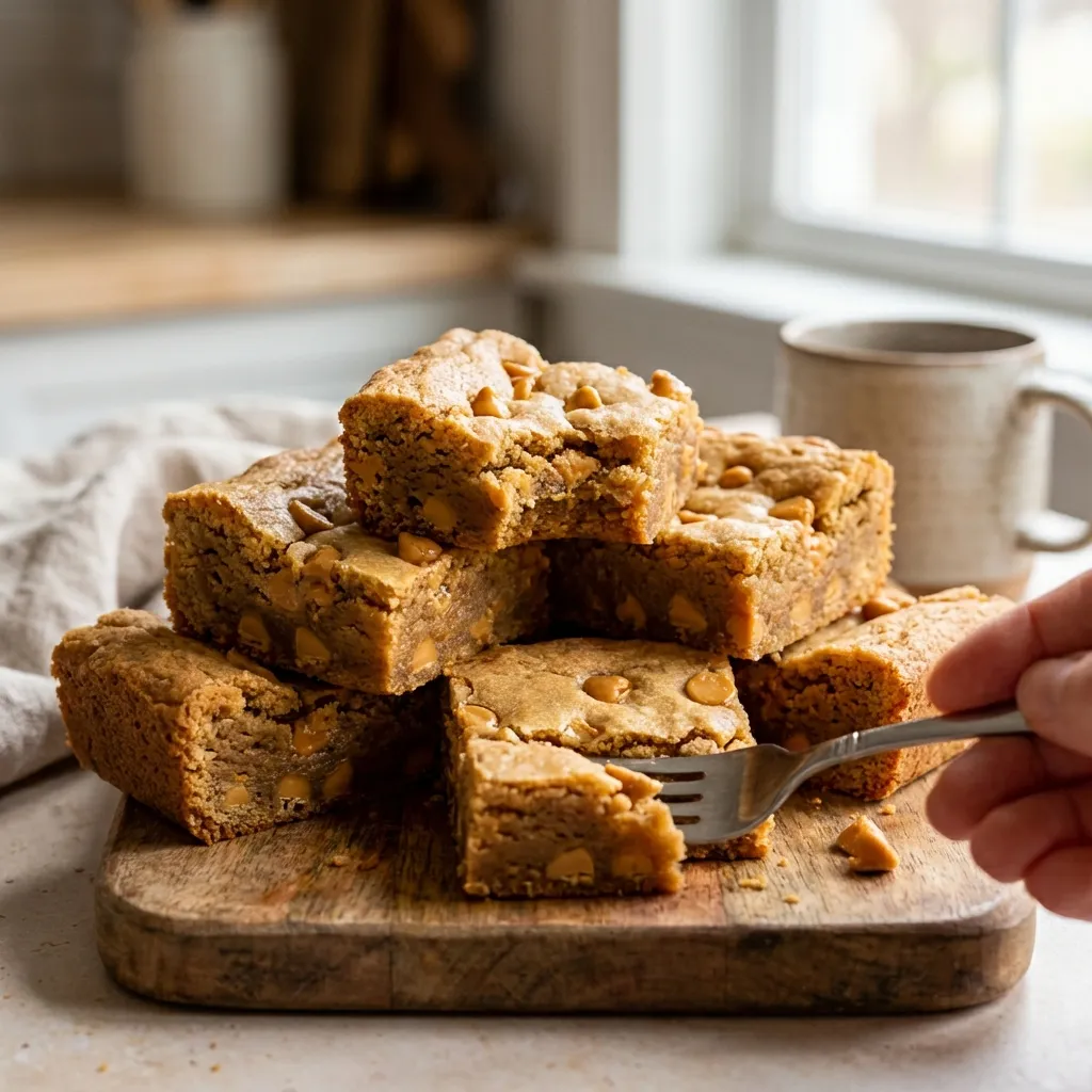 Blondies with Butterscotch Chips