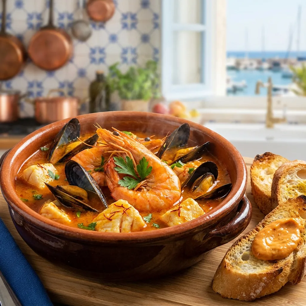 Bouillabaisse (Classic French Fish Soup)