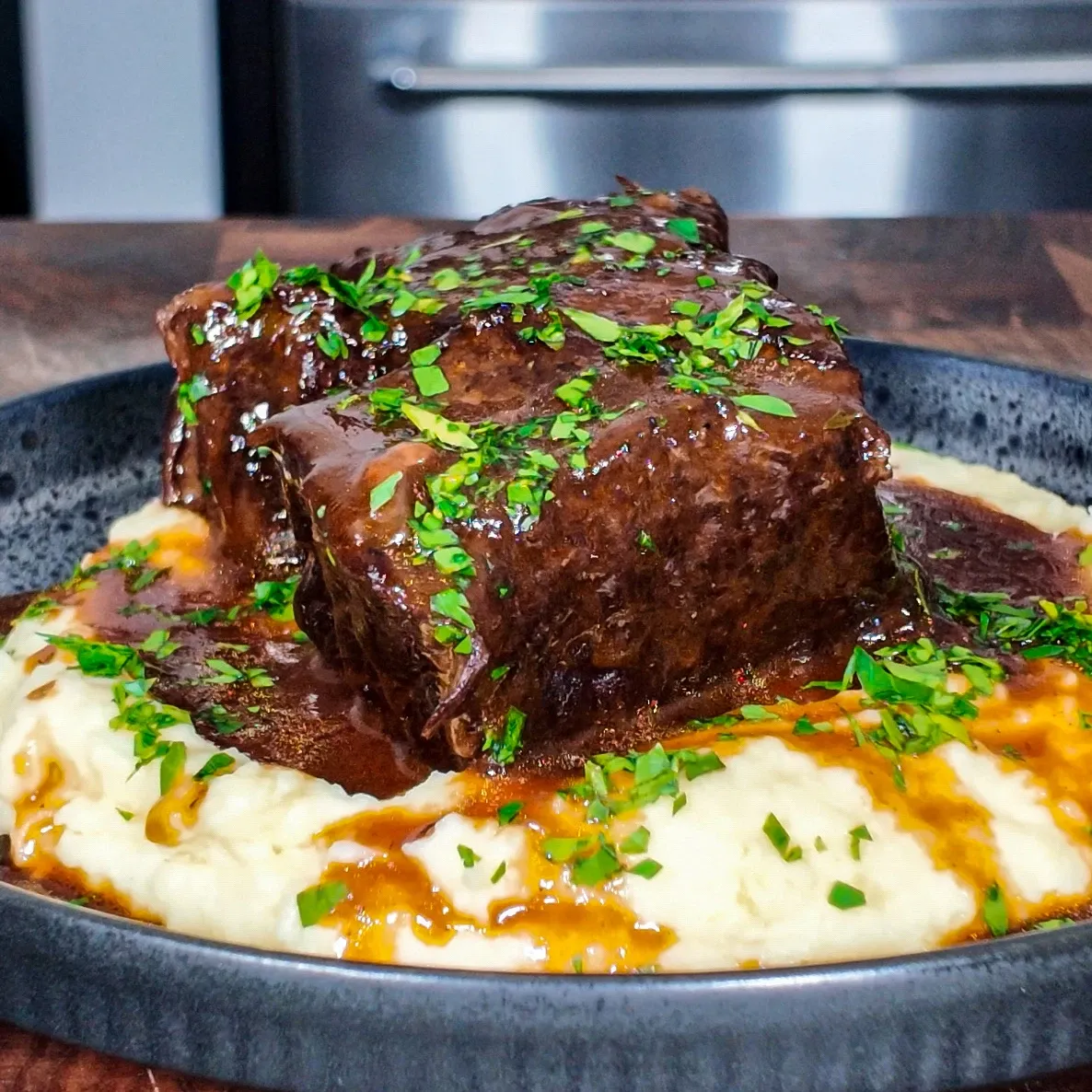 Braised Beef Short Ribs in Red Wine Sauce