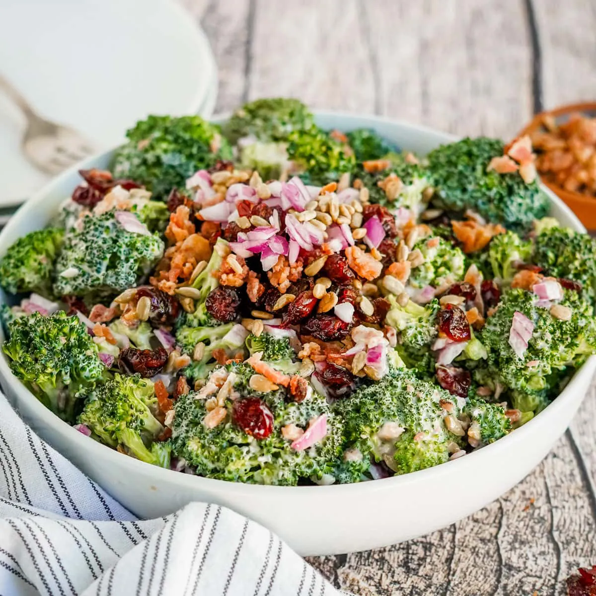 Broccoli Salad with Bacon and Cranberries