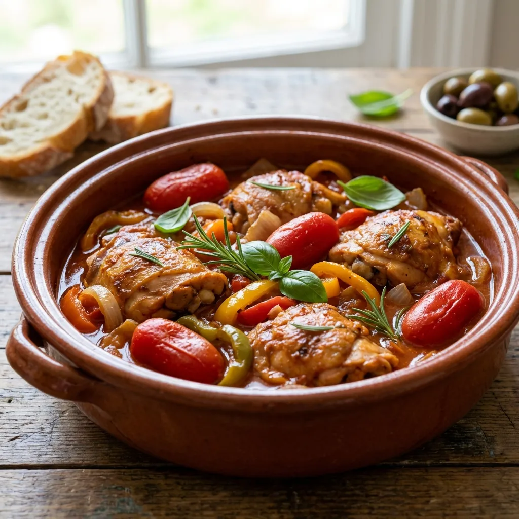 Chicken Cacciatore (Hunter Style)