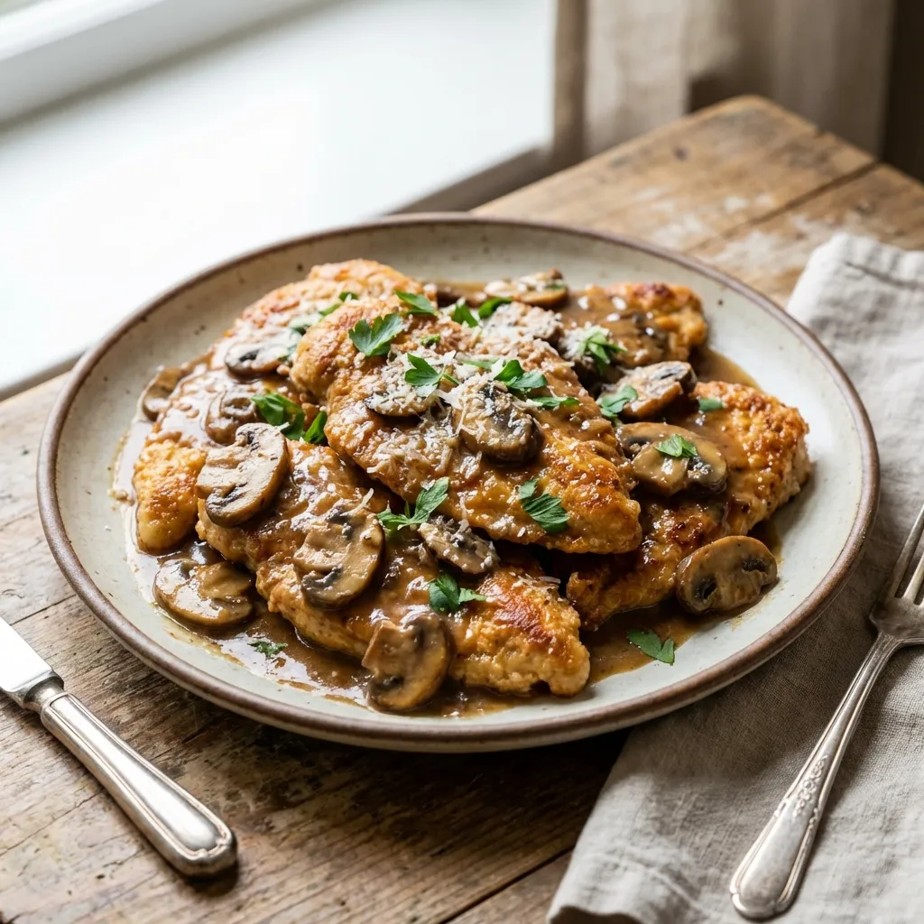 Chicken Marsala with Mushrooms