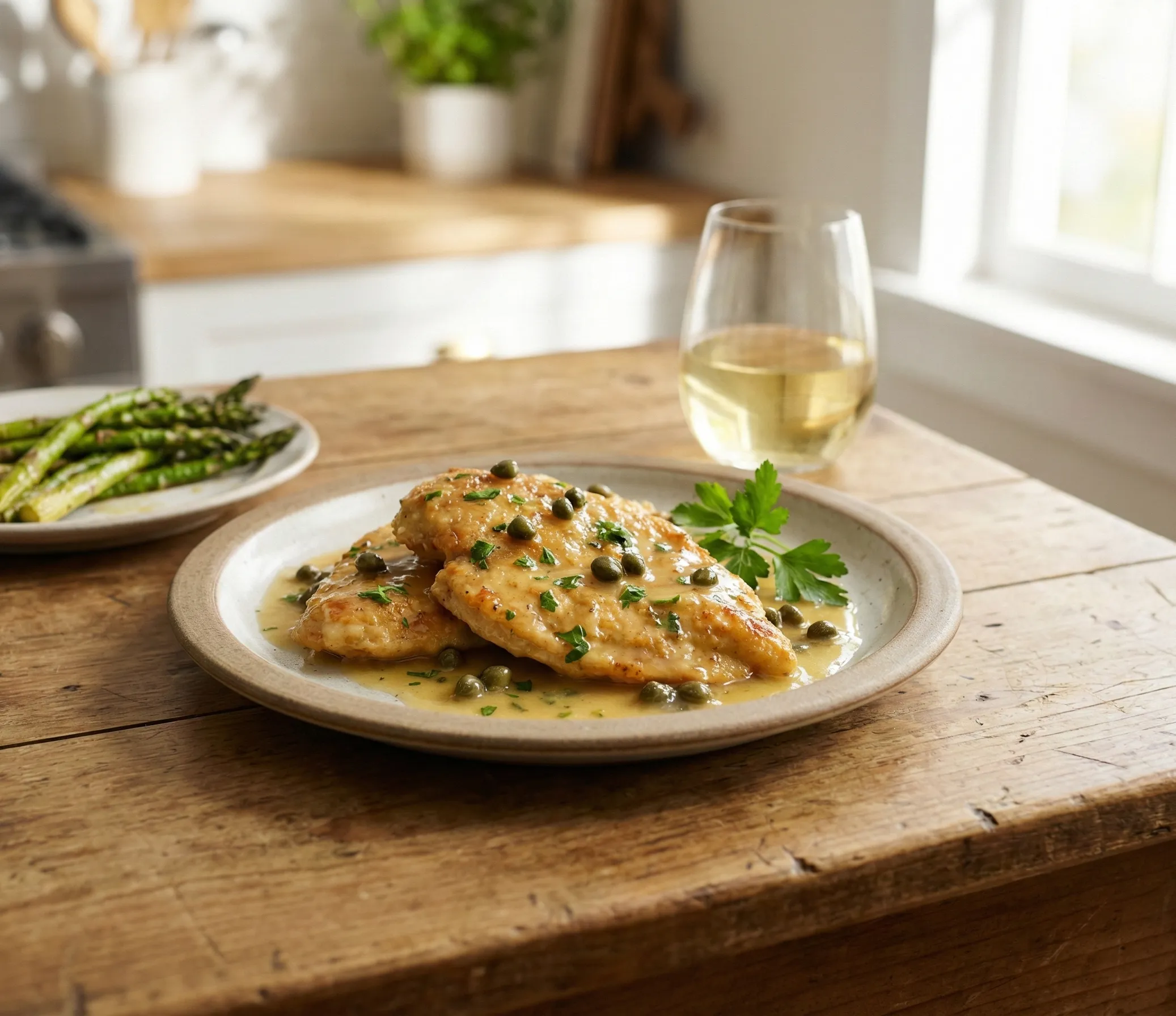 Chicken Piccata (Lemon Caper Chicken)