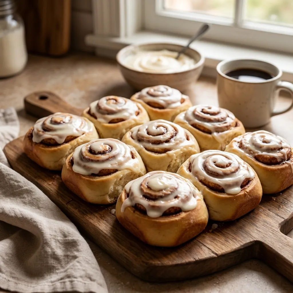 Cinnamon Rolls with Cream Cheese Icing