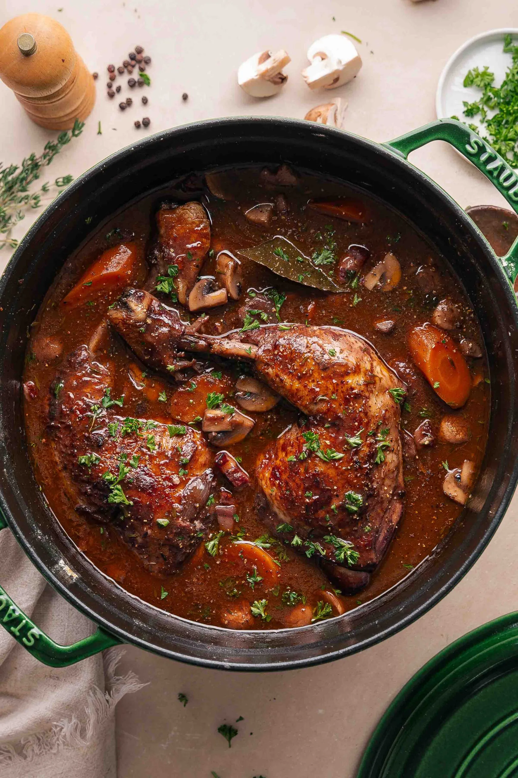 Coq au Vin (French Chicken Stew)