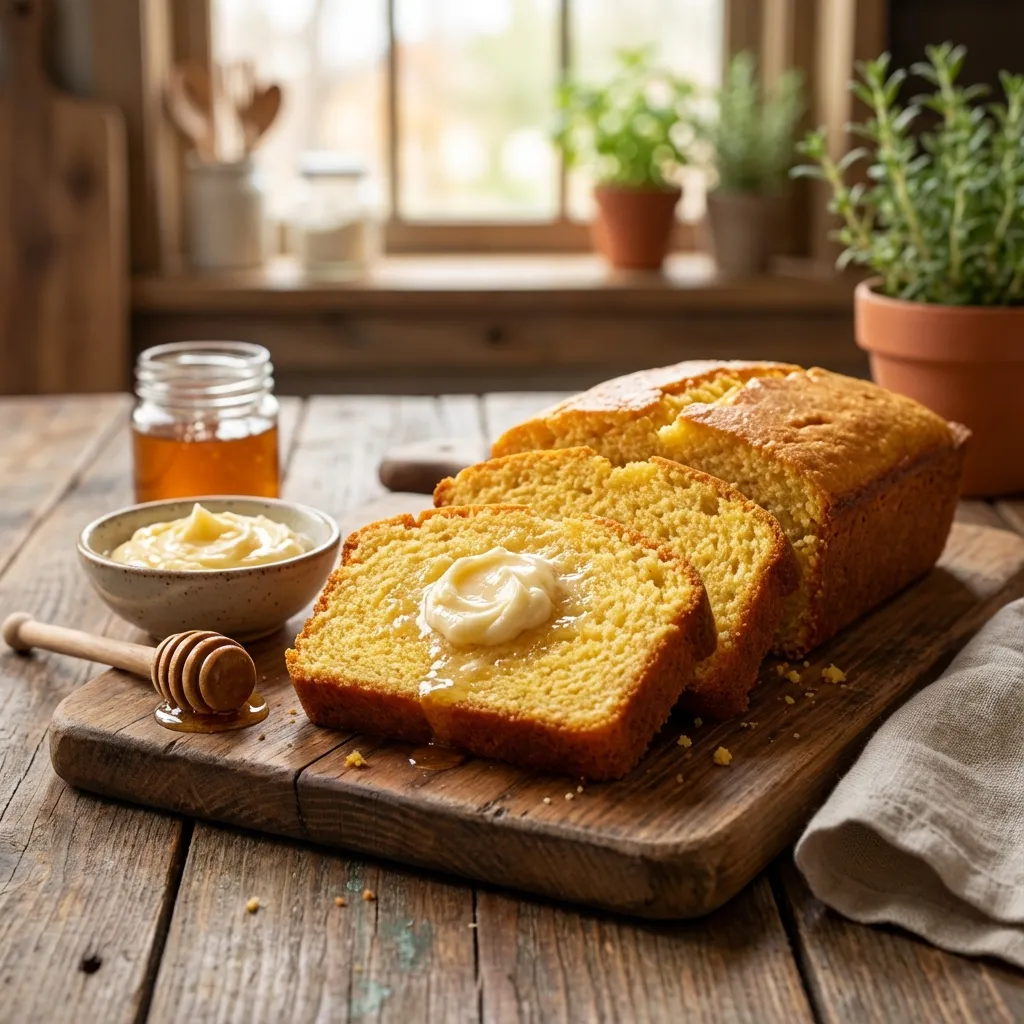 Cornbread with Honey Butter