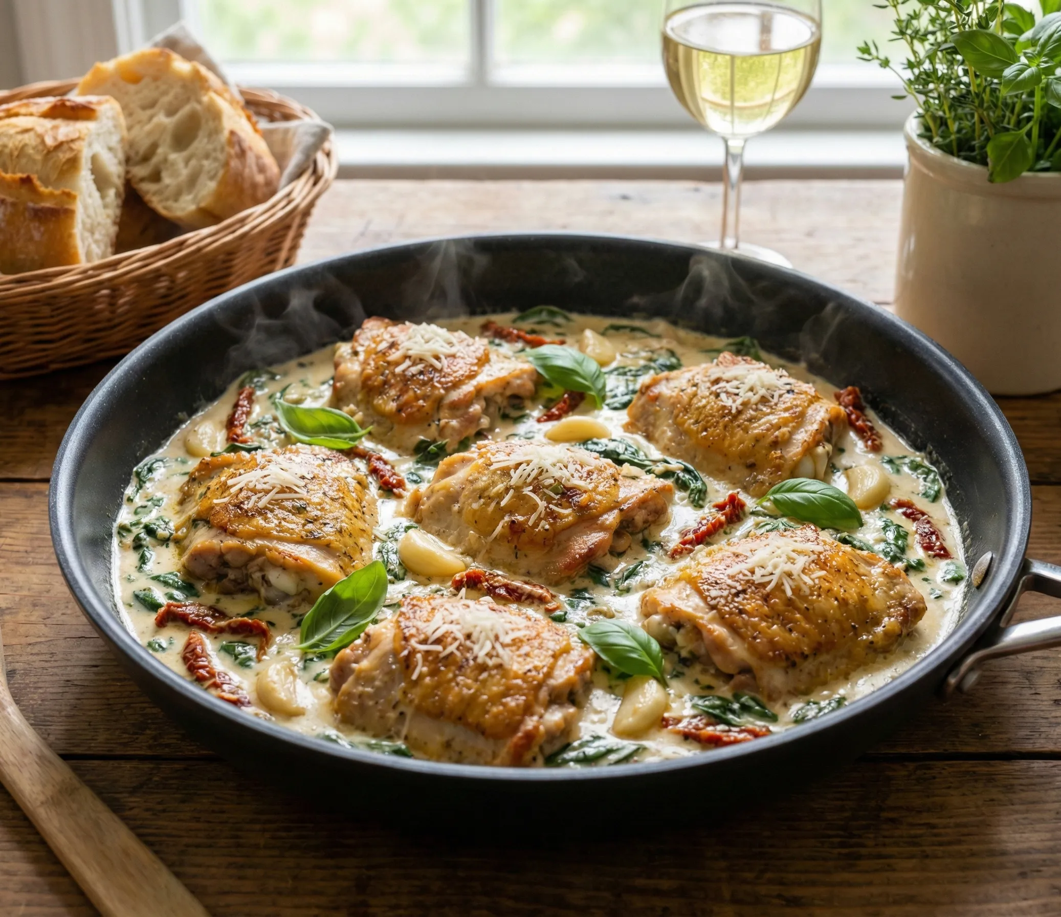 Creamy Tuscan Garlic Chicken
