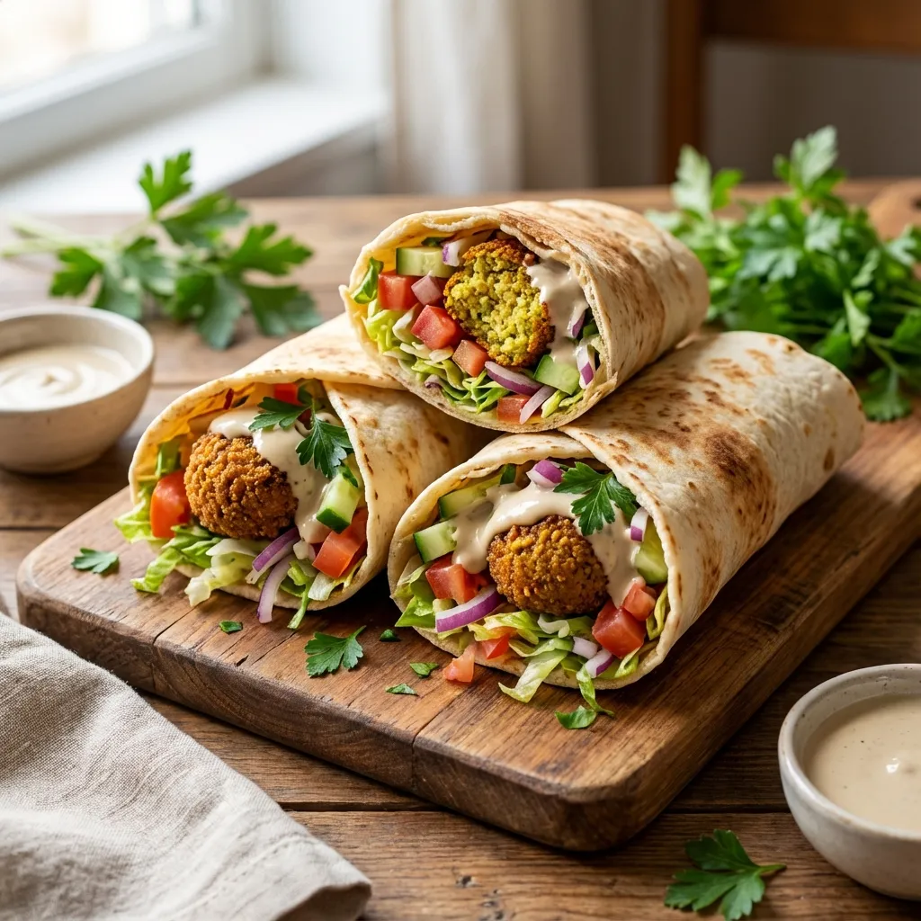 Crispy Falafel Wrap