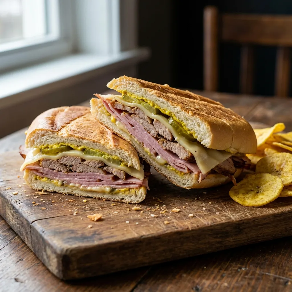 Cuban Sandwich (Ham and Roasted Pork)