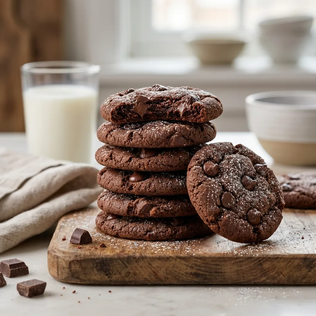 Double Chocolate Chip Cookies