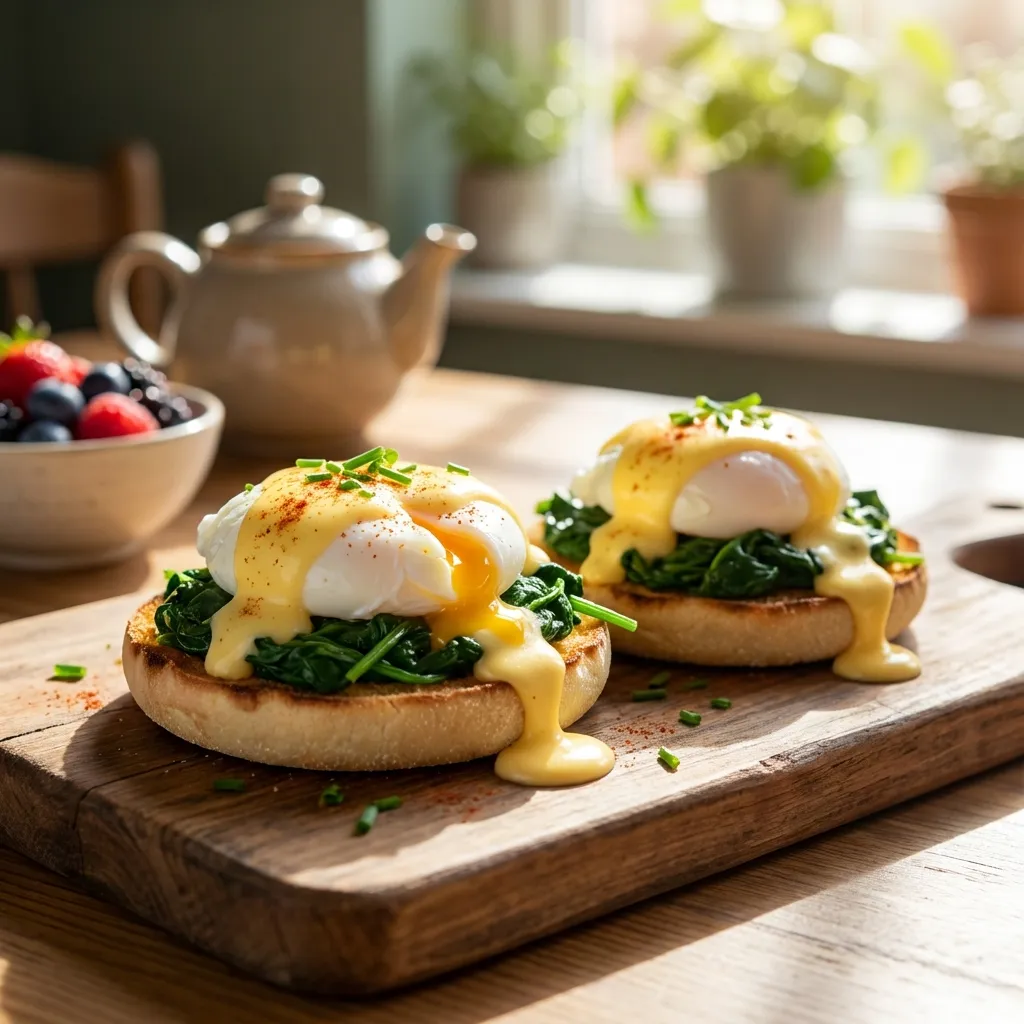 Eggs Florentine (Spinach Benedict)