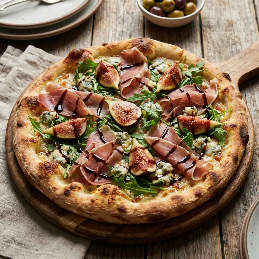 Fig and Prosciutto Pizza with Balsamic
