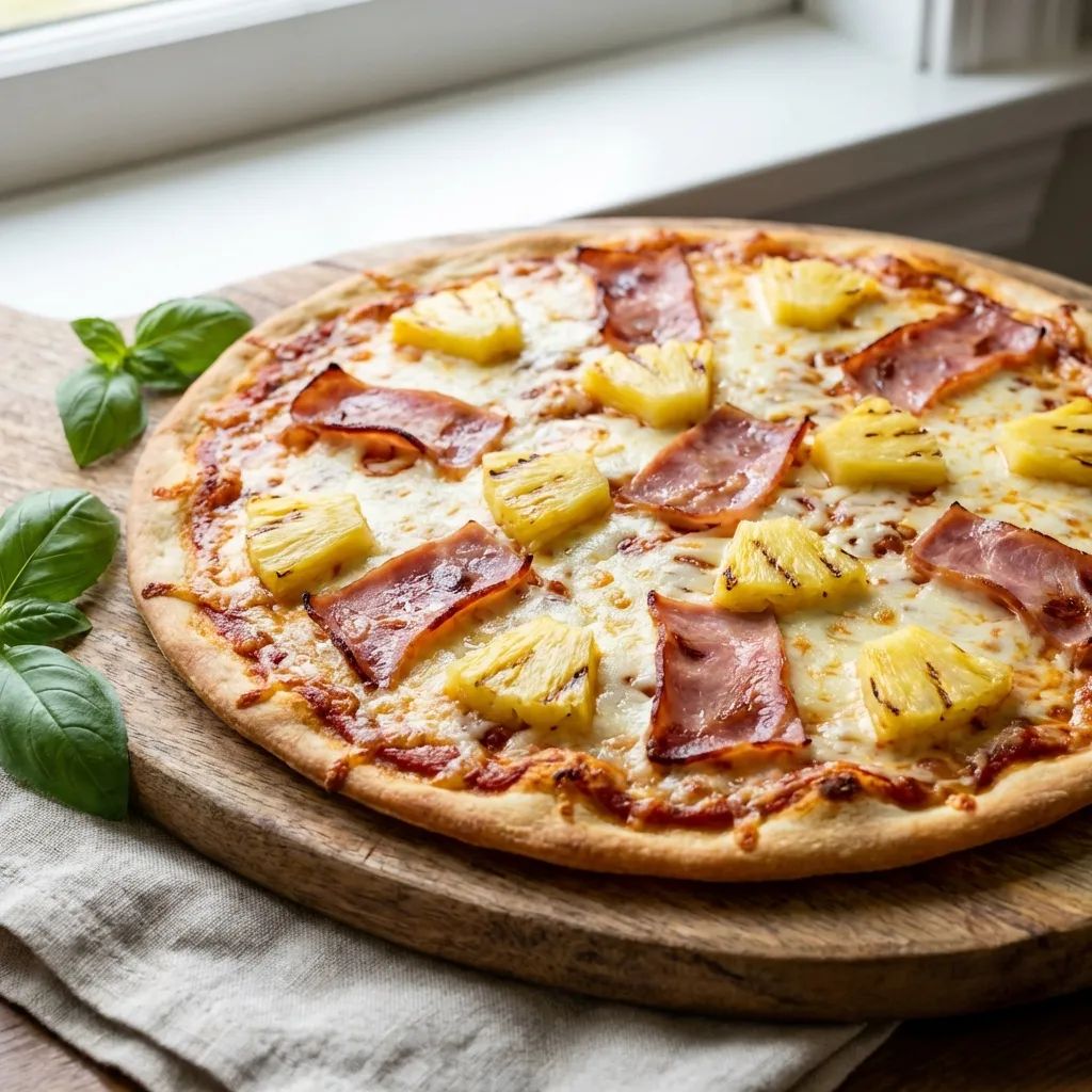 Hawaiian Pizza (Ham and Pineapple)