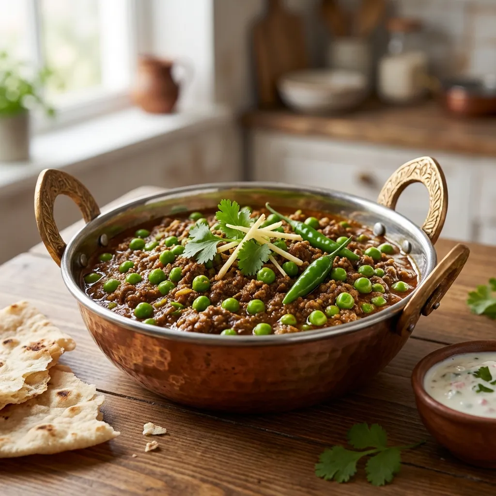 Kheema Matar (Minced Lamb and Peas)