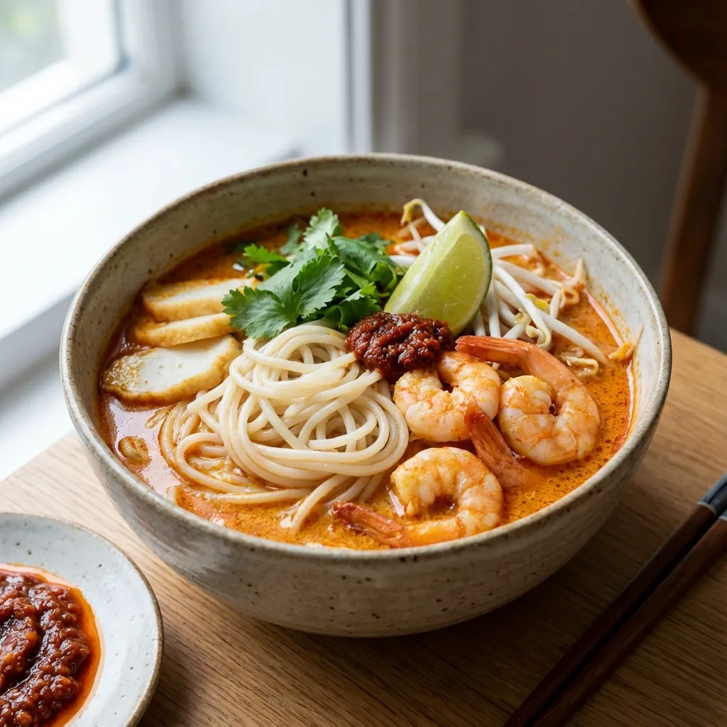 Laksa (Spicy Coconut Noodle Soup)
