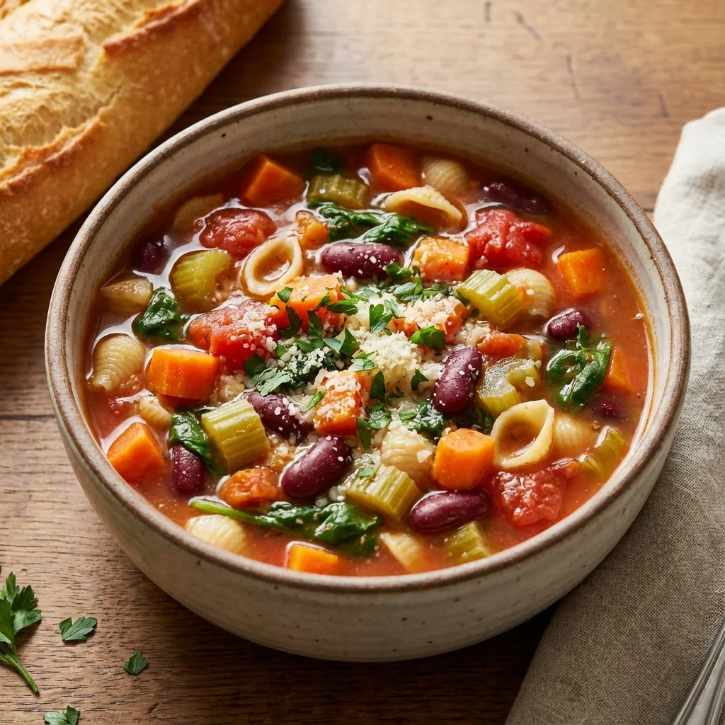Minestrone Soup (Classic Vegetable Soup)