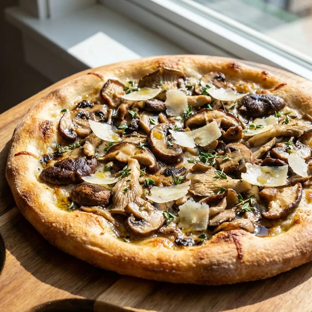 Mushroom and Truffle Pizza