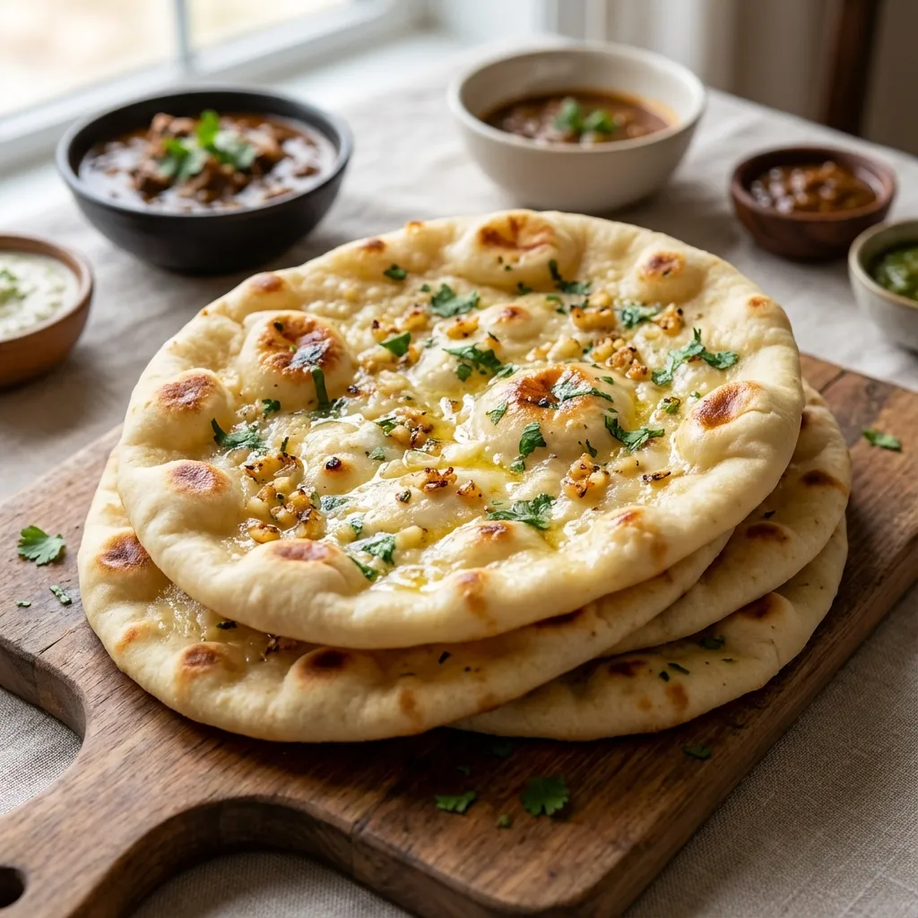 Naan Bread (Garlic and Butter)