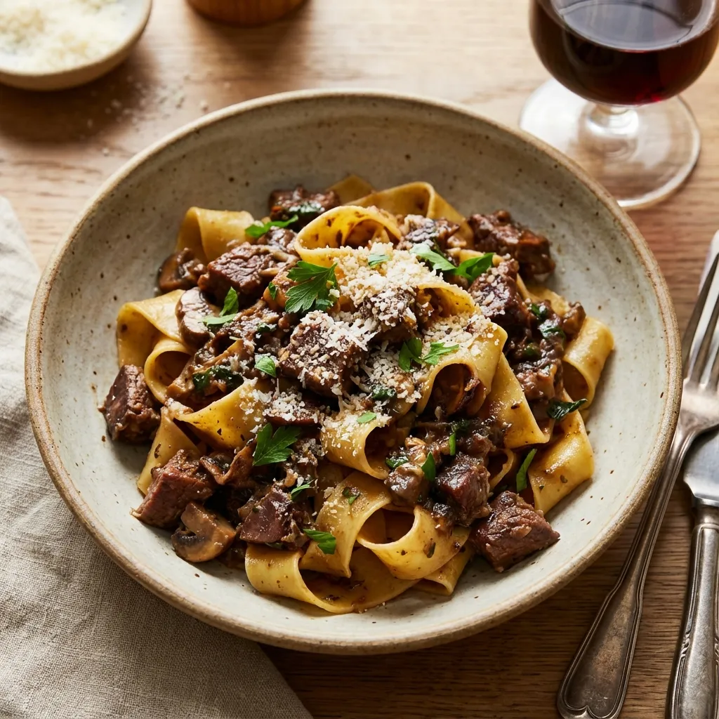 Pappardelle with Wild Boar Ragout