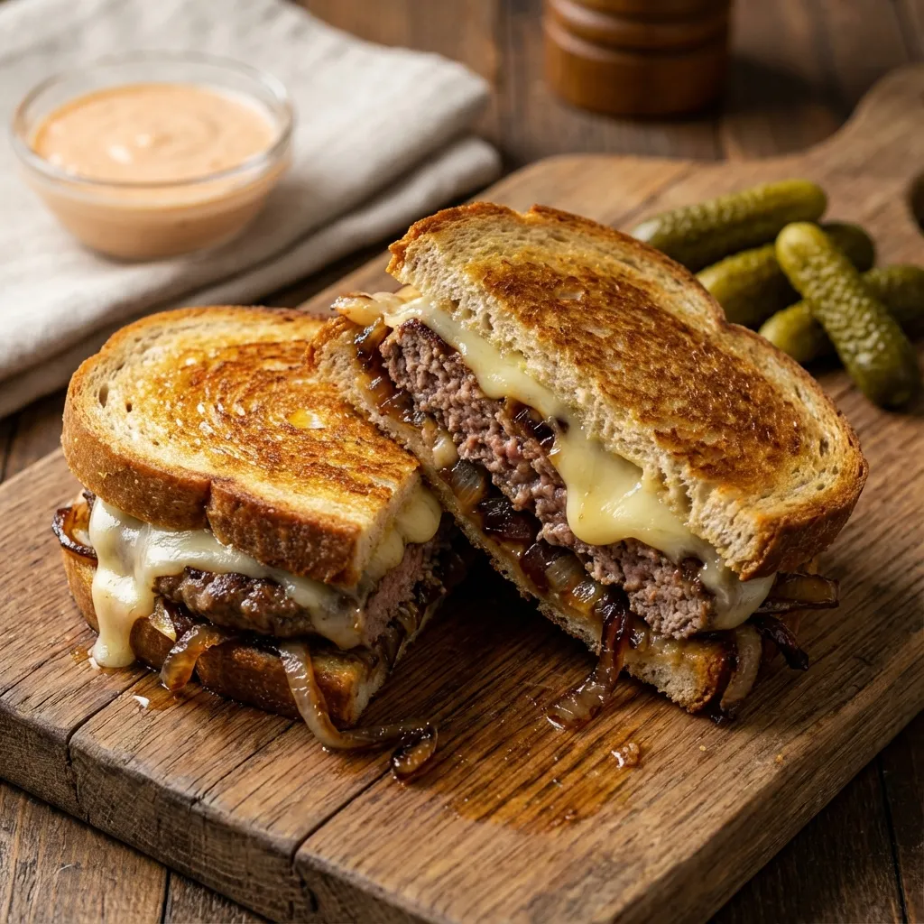 Patty Melt on Rye
