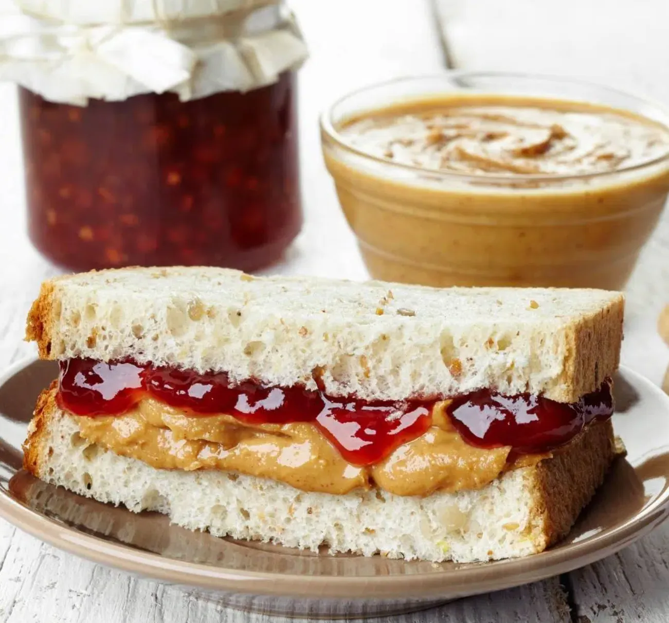 Peanut butter and jelly