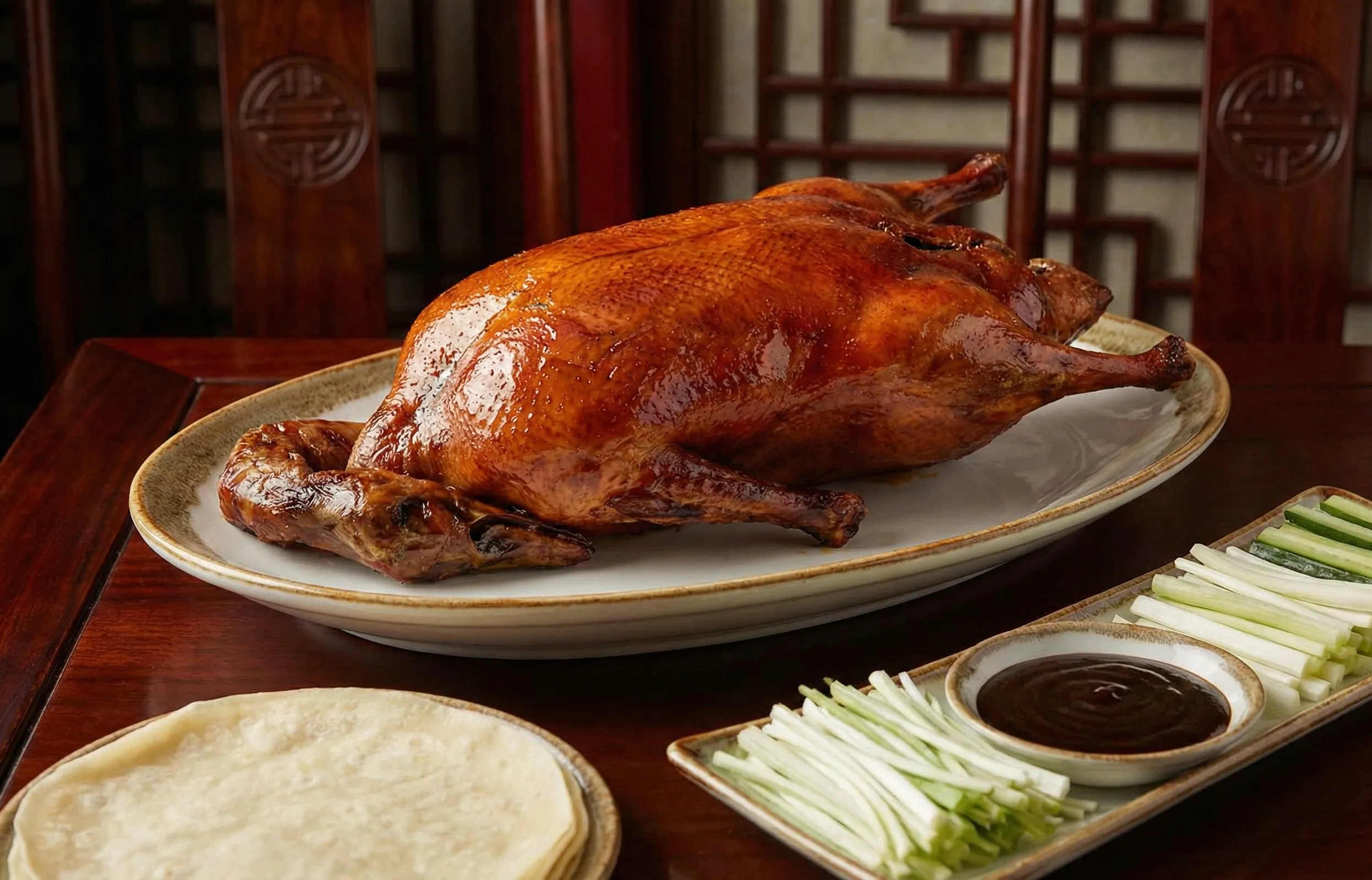 Peking Duck with Pancakes