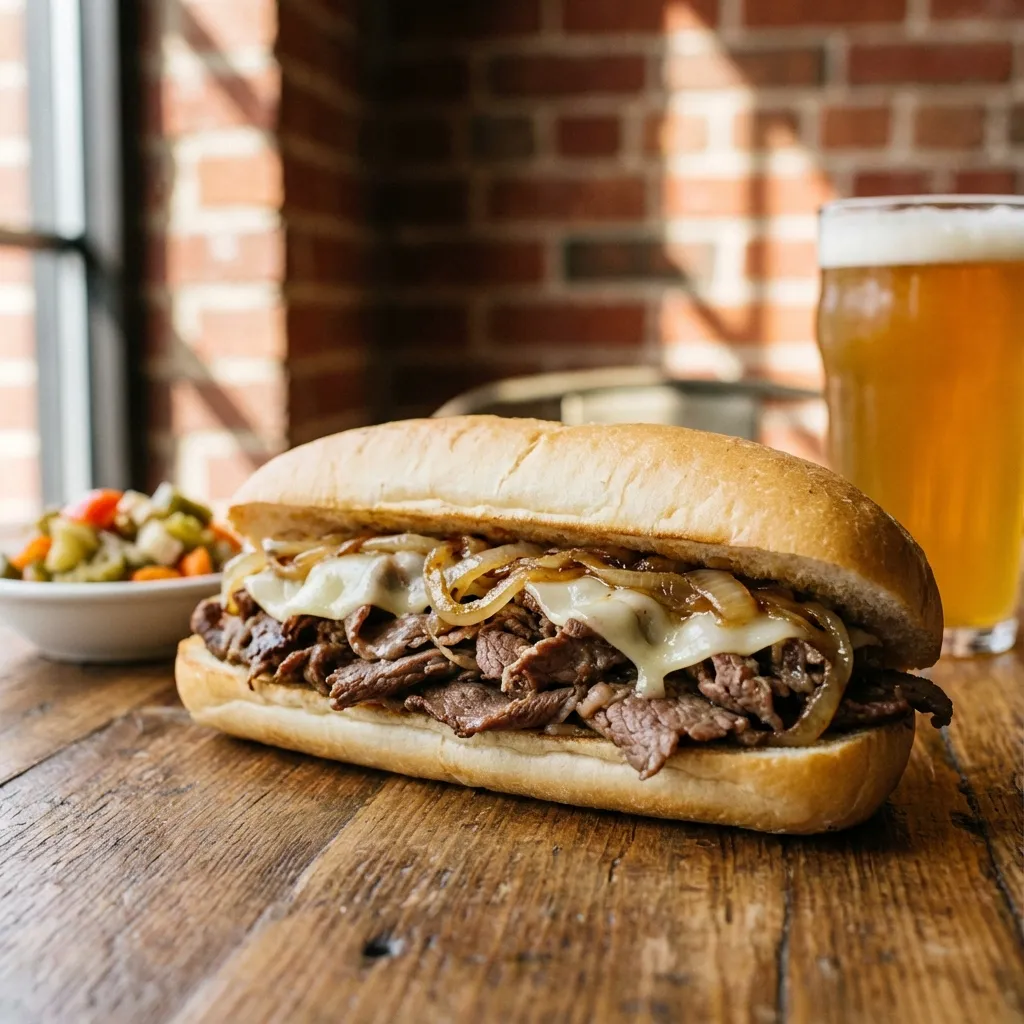 Philly Cheesesteak Sandwich