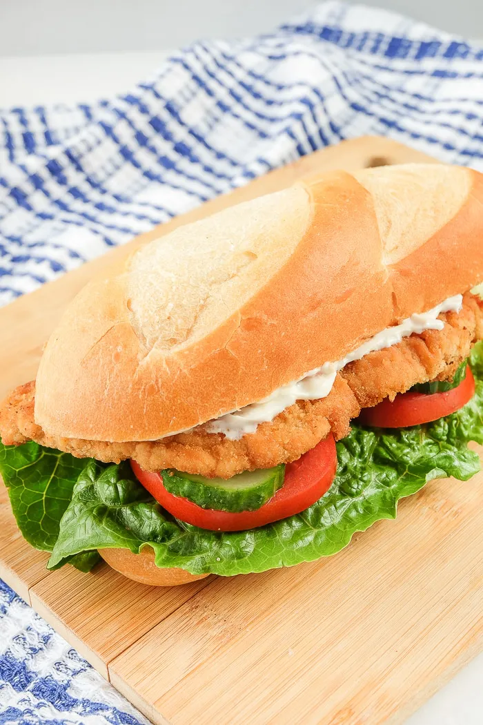 Pork Schnitzel Sandwich