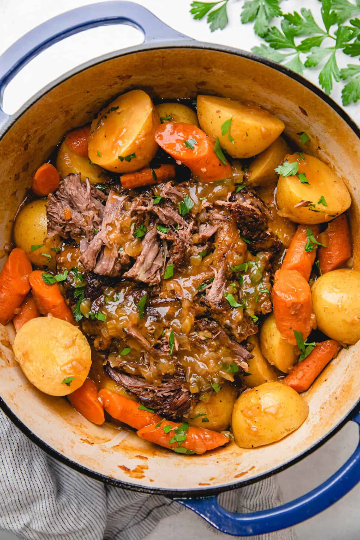 Pot Roast with Carrots and Potatoes
