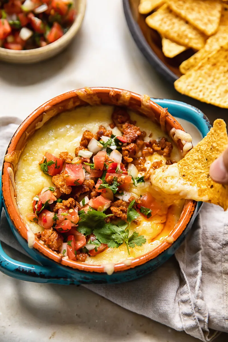 Queso Fundido with Chorizo