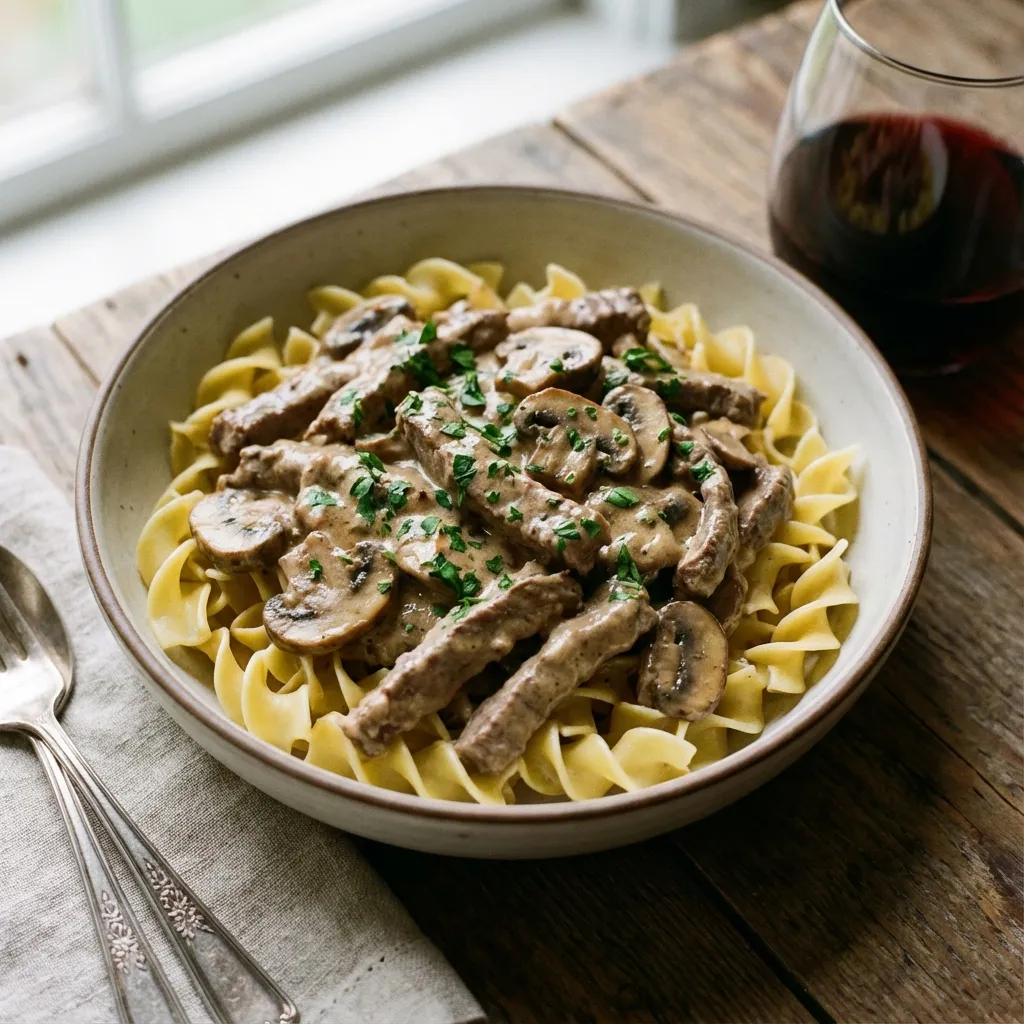 Classic Beef Stroganoff