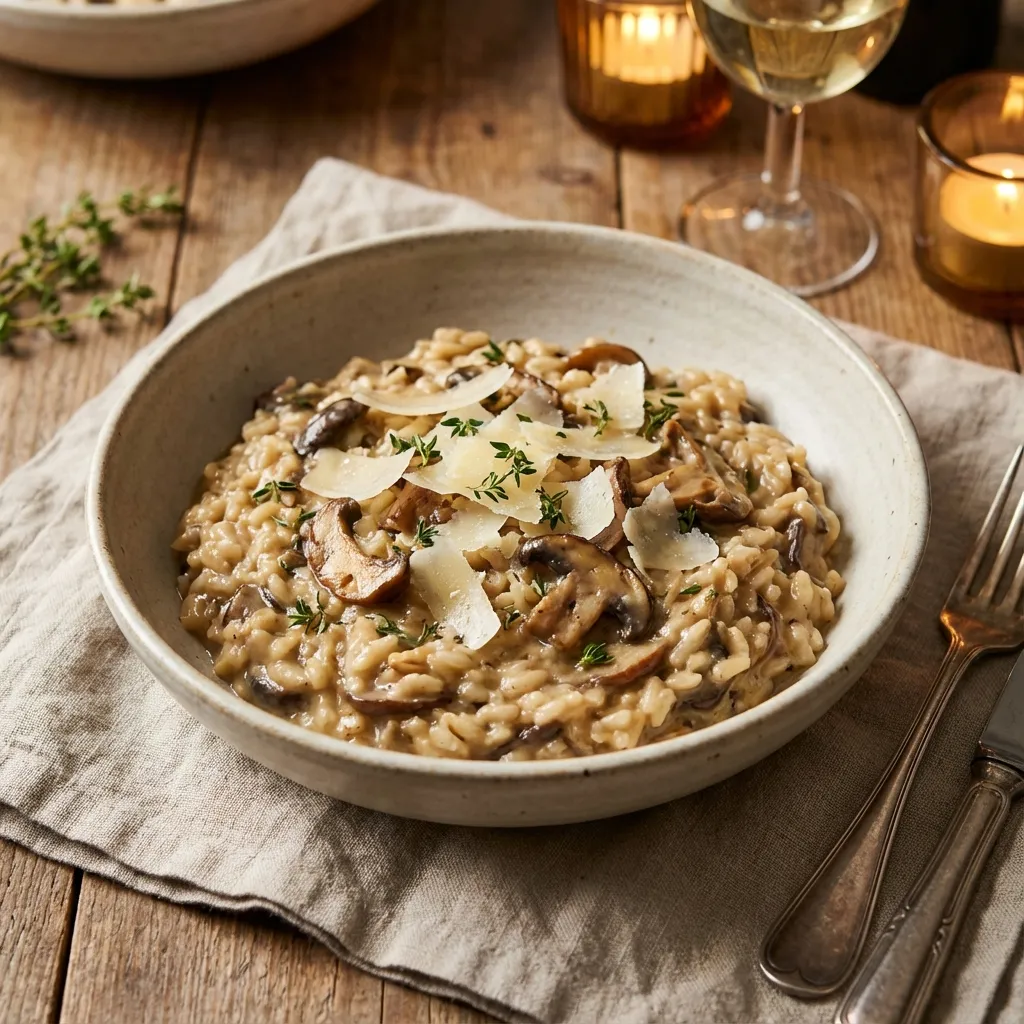 Creamy Mushroom Risotto
