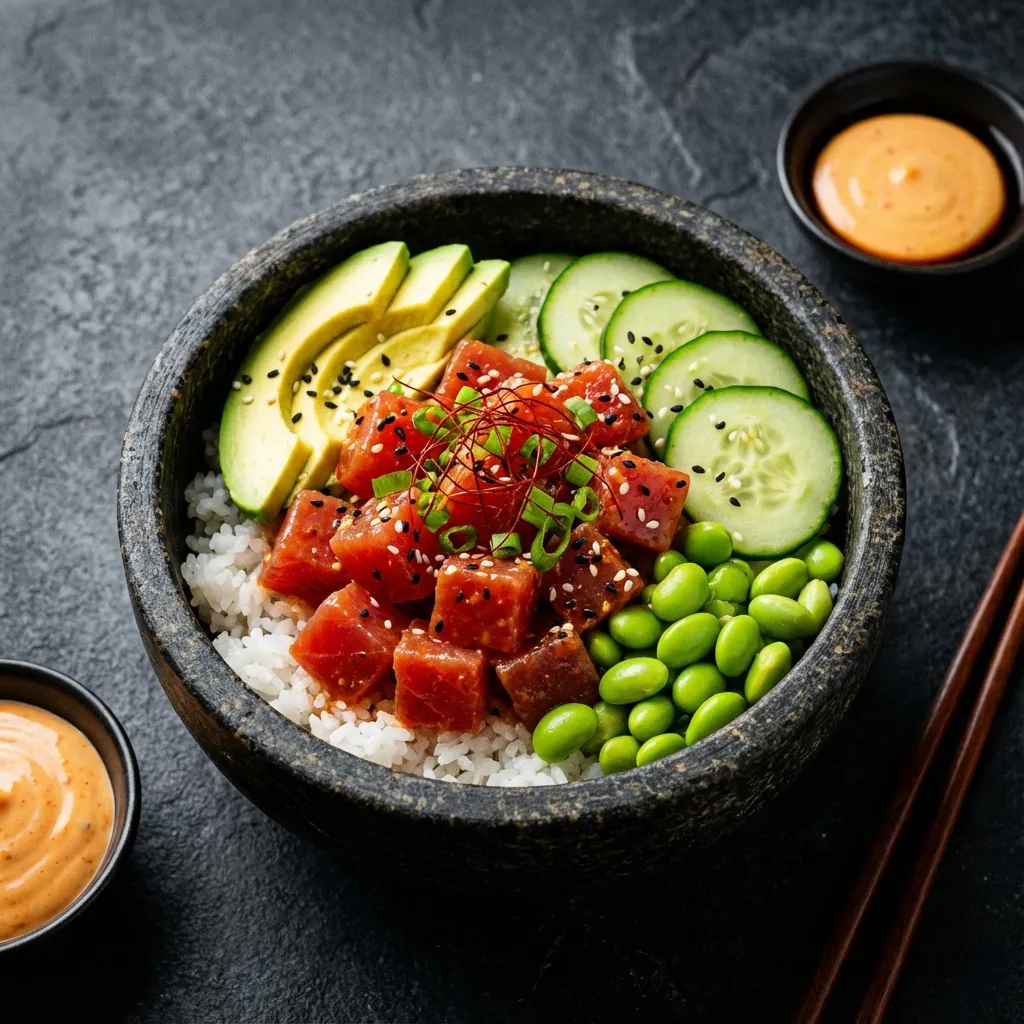 Spicy Tuna Poke Bowl