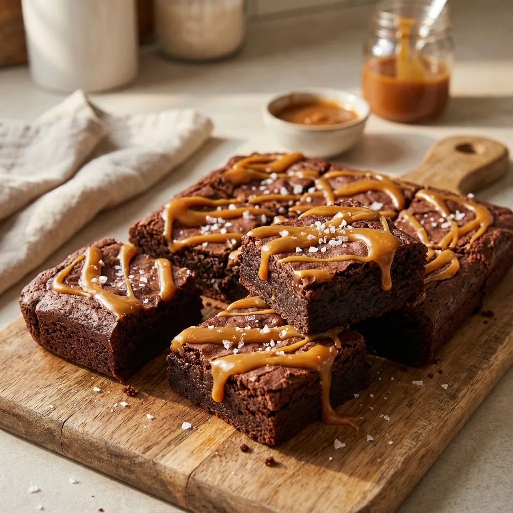 Salted Caramel Brownies