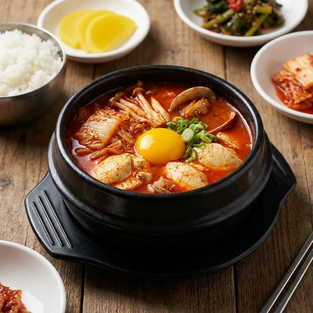 Sundubu Jjigae (Soft Tofu Stew)