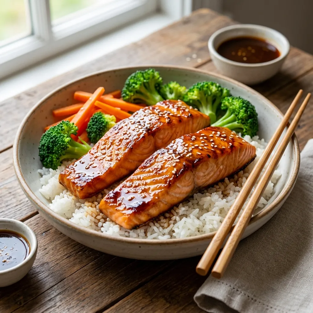 Teriyaki Salmon Bowl