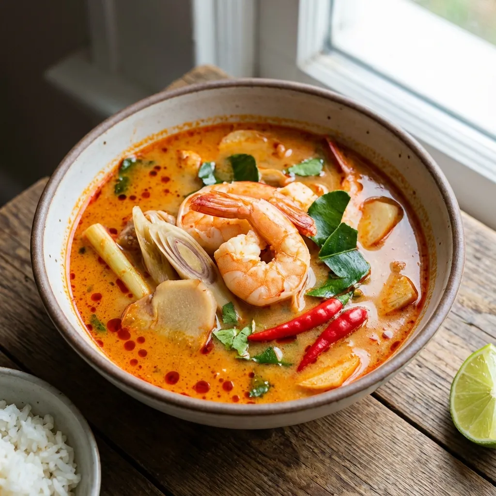 Tom Yum Goong (Thai Spicy Shrimp Soup)