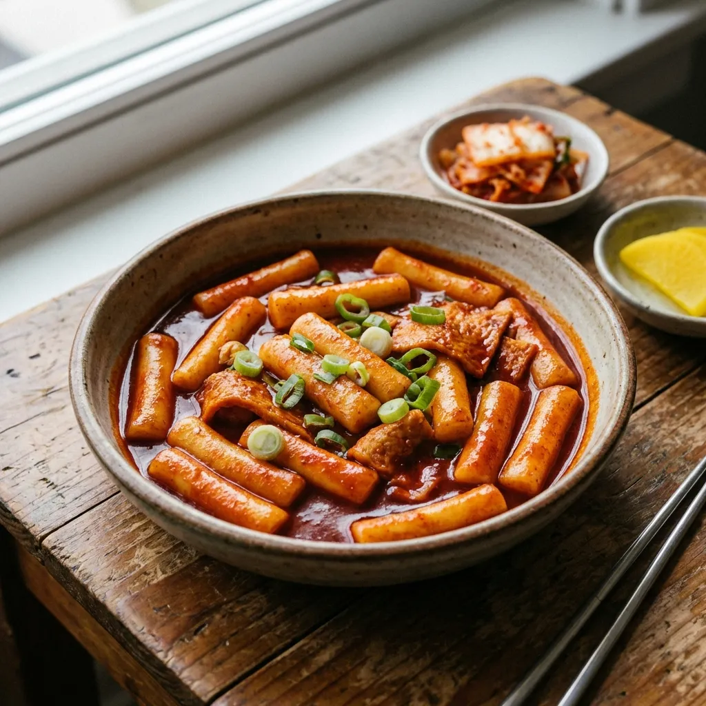 Tteokbokki (Spicy Rice Cakes)