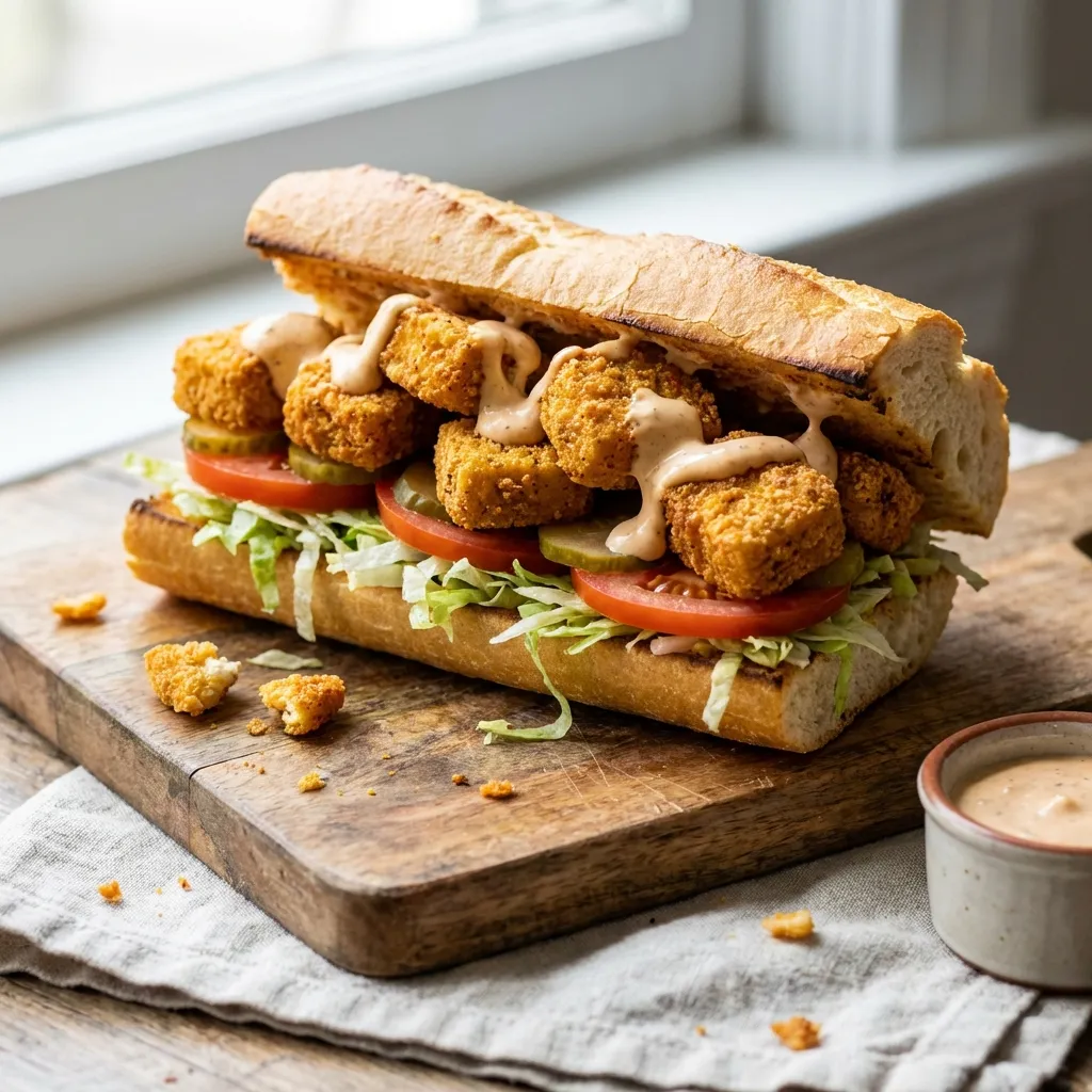 Vegan Po' Boy with Tofu