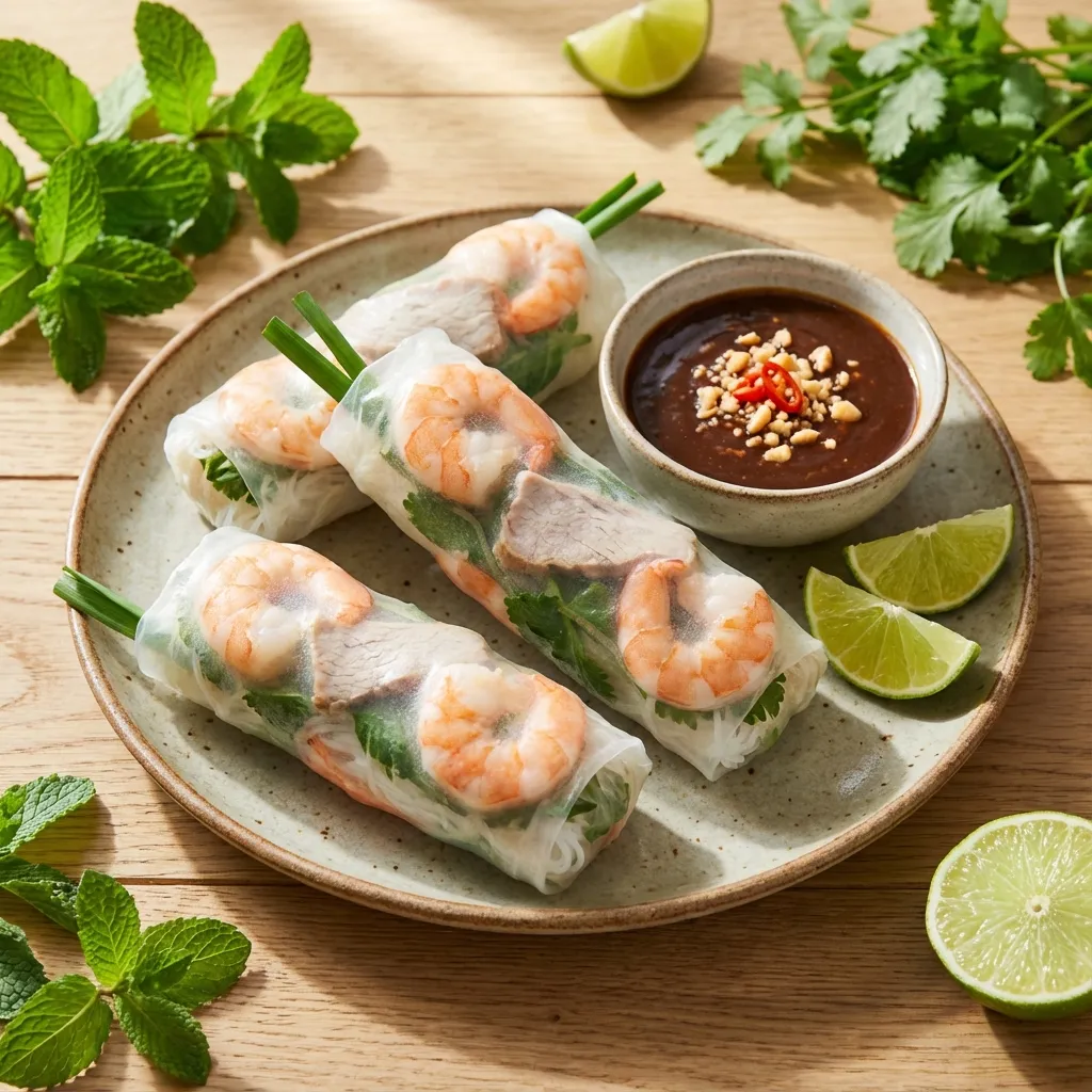 Vietnamese Fresh Spring Rolls