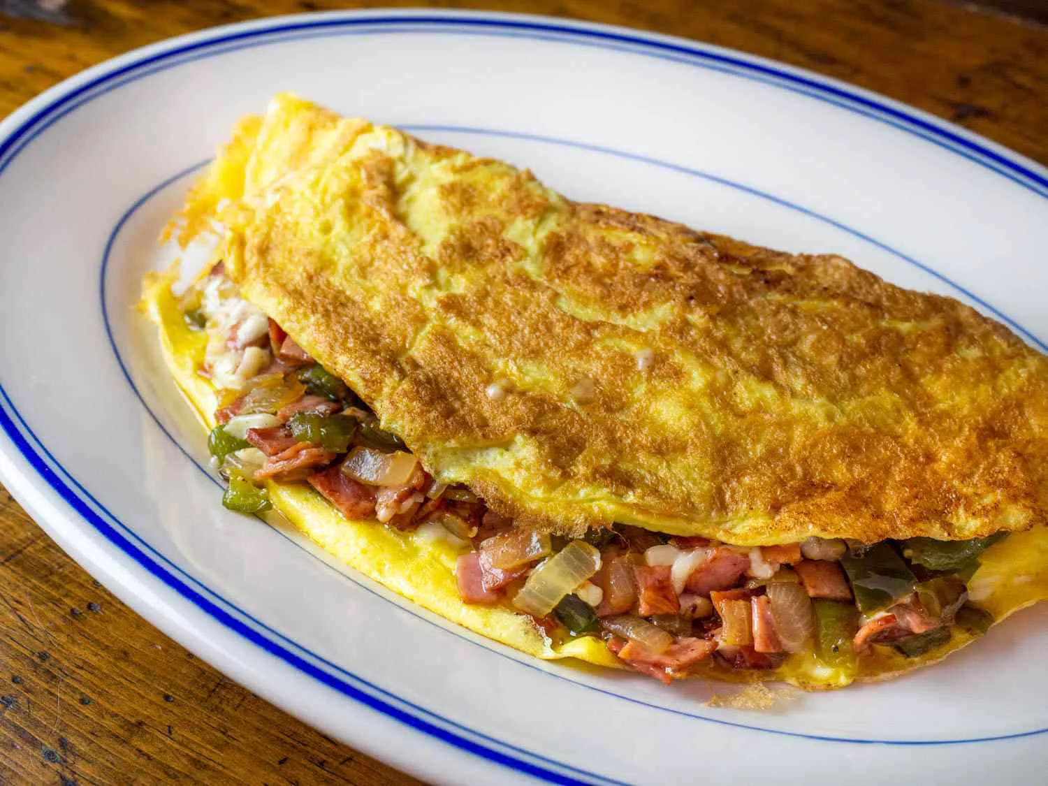 Western Omelette (Ham, Peppers, Onion)